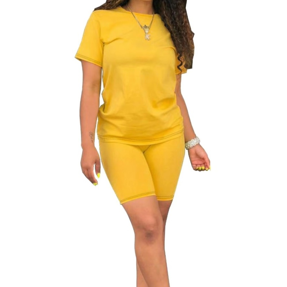 Women’s Plain Short Set